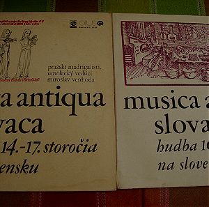 Μusica antiqua Slovaca budba 14- 17 storocia na Slovensku