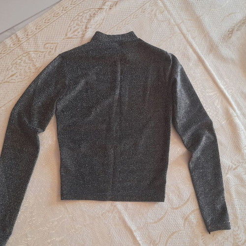 Silver blouse like new, one size