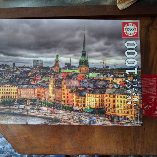 Educa puzzle 1000 pieces Views of Stockholm, Sweden like new