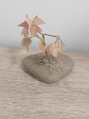 Handmade decorative tree, 7 x 9 cm