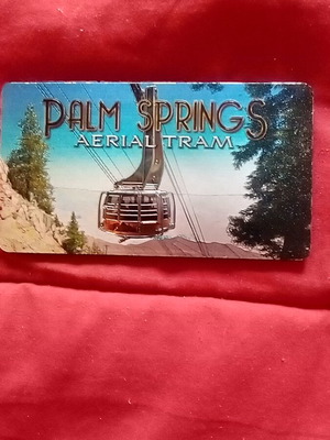 Palm Springs Aerial Tram fridge magnet like new