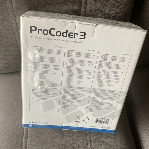 Canopus ProCoder 3 new professional video transcoding software