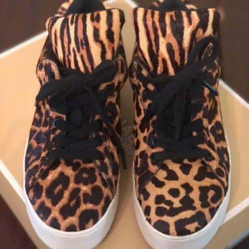 Michael Michael Kors Mindy leopard print sneakers like new, size 39 EU