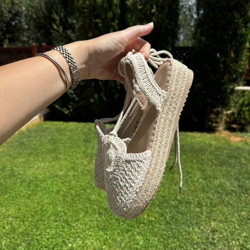 Migato espadrilles new, beige, size 41