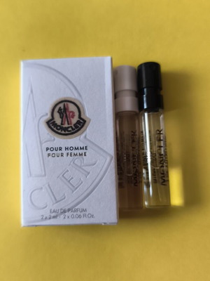 Moncler Pour Homme και Pour Femme Eau de Parfum 2x2ml καινούργια