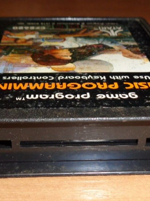 Atari 2600 Basic Programming cartridge used, game