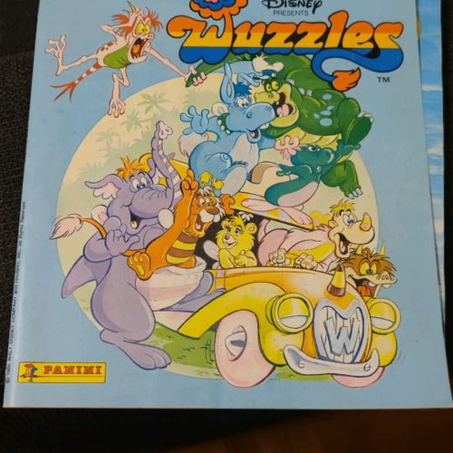 Panini Wuzzles sticker album used, English edition