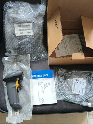 Zebra Symbol LS2208 barcode scanner new, 1D laser