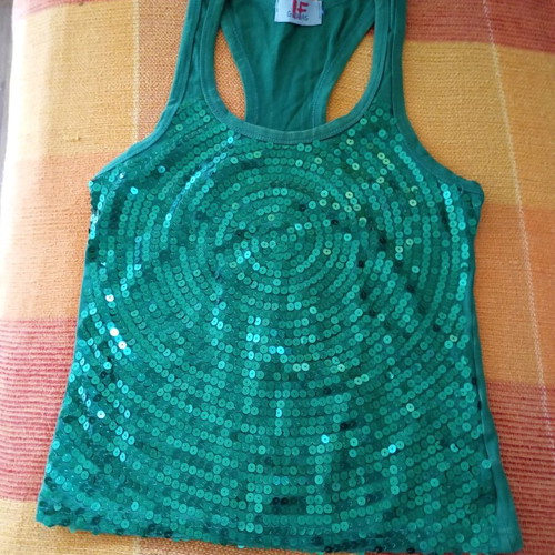 Acme blouse small green like new