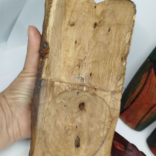 Σάτρι αφρικανικές μάσκες μεταχειρισμένες, σετ τριών
