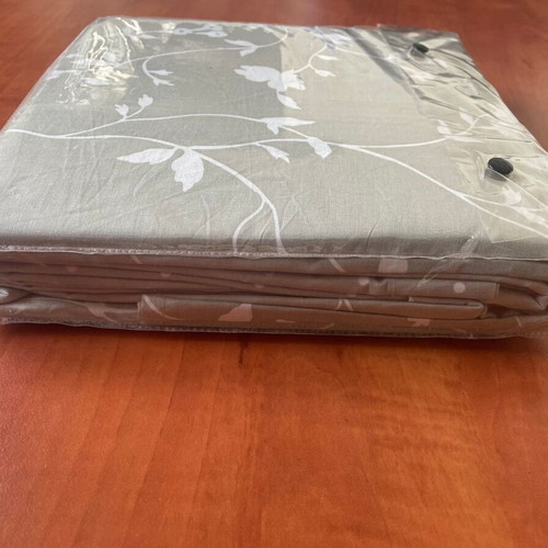 Sunshine Single Bed Sheet Set 165x270cm Cotton Feelings 924 Grey new