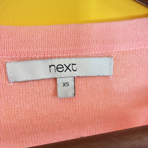 Next Pink Embroidered Swimmer Knit Top XS