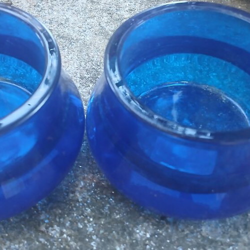 Glass tealight holders IKEA, new, set of 2