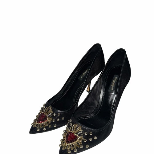 Dolce & Gabbana high heels like new, black and red, sizes 37.5-38