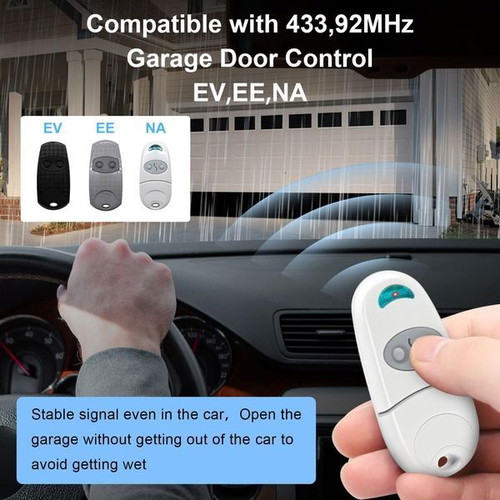 Garage door remote control 433.92 MHz, 2 channels, set of 2