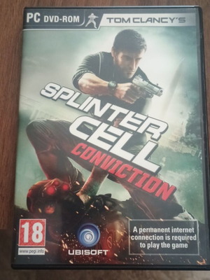 Splinter Cell Conviction PC game like new with manual