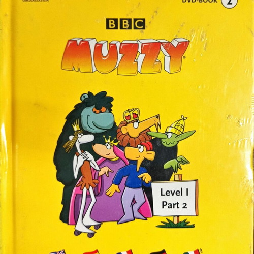 Muzzy BBC language learning book like new, level 2 with DVD
