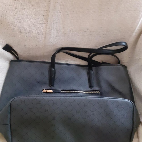 Carpisa oversize shoulder bag navy blue new unused