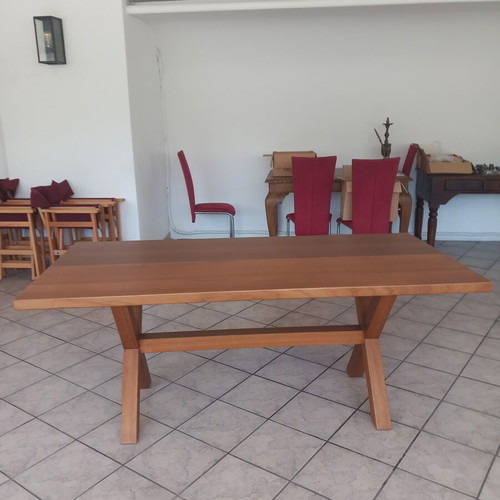 Monastic tables like new, set of two, solid wood
