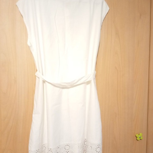 Only white cotton shirt dress XL new with tags