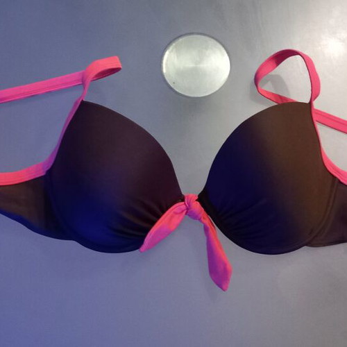 La Redoute Collections bikini top new 80D brown and pink
