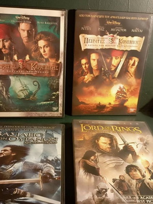 DVD set of 4 fantasy and adventure movies like new, subtitled