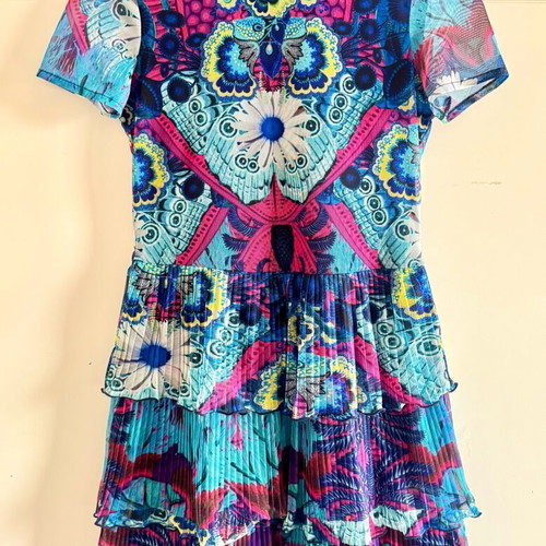 Desigual Lacroix Exeter mini dress new, colorful psychedelic pattern