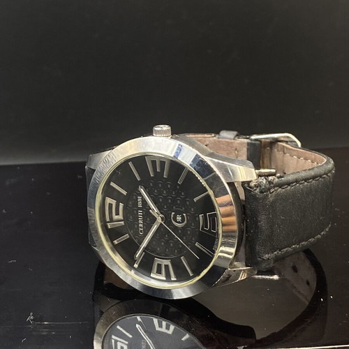 Cerruti 1881 Parigi men's watch like new, black and silver