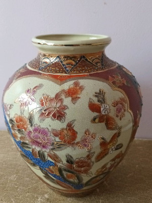 Satsuma vase 24 cm like new