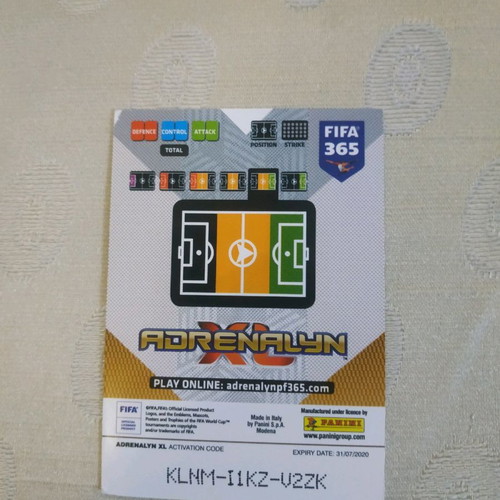 Gareth Bale collectible card new 2020-21 Panini
