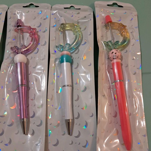 Handmade pens with black ink, new