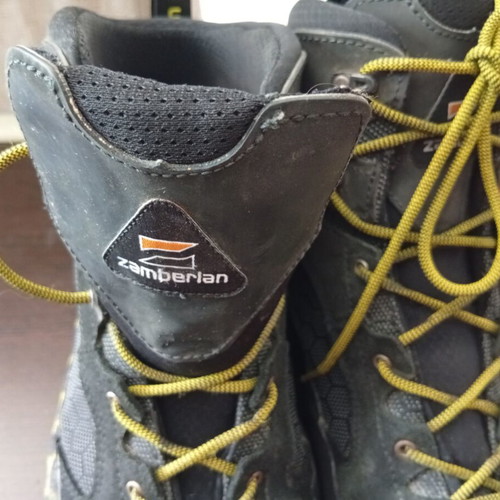 Zamberlan Rando GTX hiking boots, black and yellow, size 44