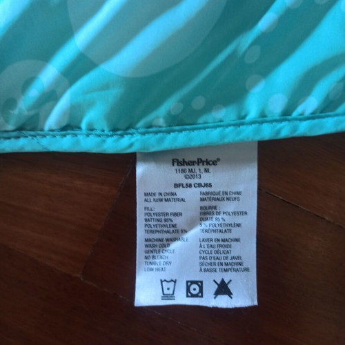 Fisher-Price Baby Activity Blanket like new, 145x100 cm