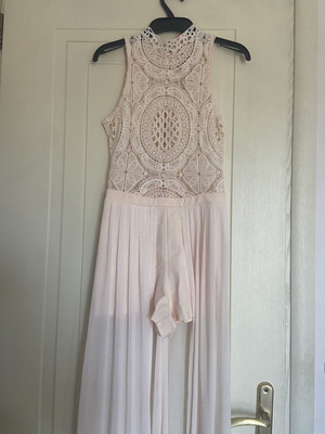 Dress with Built-in Shorts New, Beige and Pink, Size M