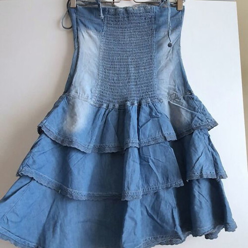 Denim dress like new, size M, blue