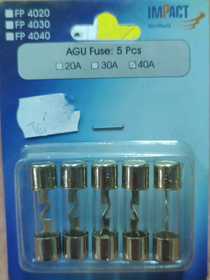Impact 40A fuse new for car audio system
