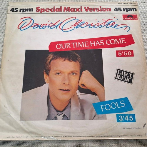 David Christie Our Time Has Come 12' μεταχειρισμένο, ηλεκτρονική