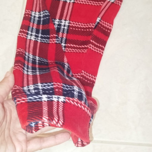 Pyjama pants size M, red plaid