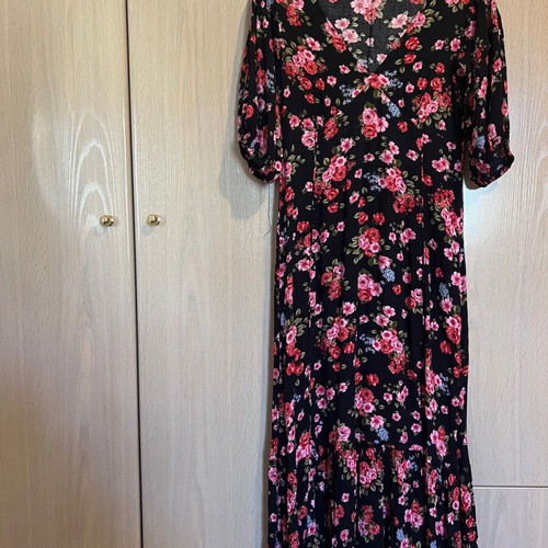 Floral dress long Stradivarius like new, size S