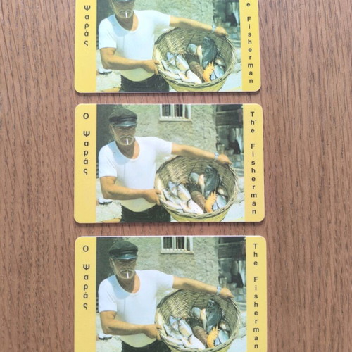 OTE phone cards 3 used, 100 units, edition 08/94