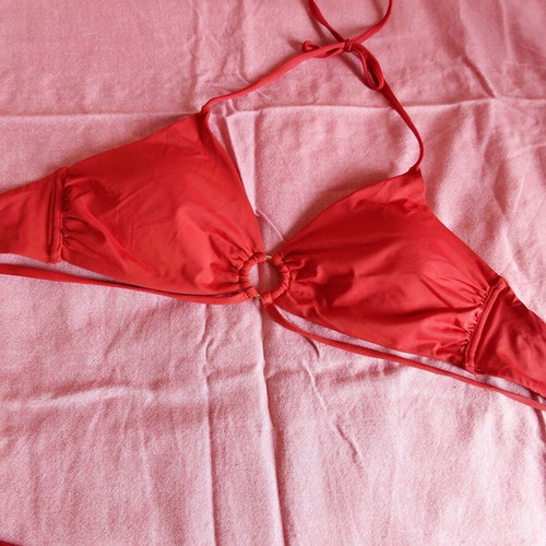 Oysho red bikini set like new, size S/M