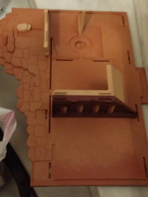 Playmobil base from Egyptian pyramid or Sphinx used