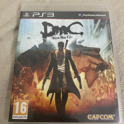 DMC: Devil May Cry PS3 game used with manual