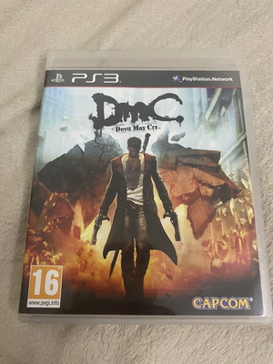 DMC: Devil May Cry PS3 game used with manual