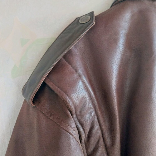 Men's leather coat Wild Cats like new, size 50, brown