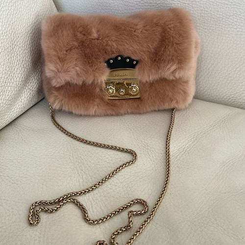 Furla crossbody bag new, pink