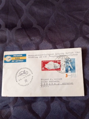 Lufthansa first flight 1960 used collectible