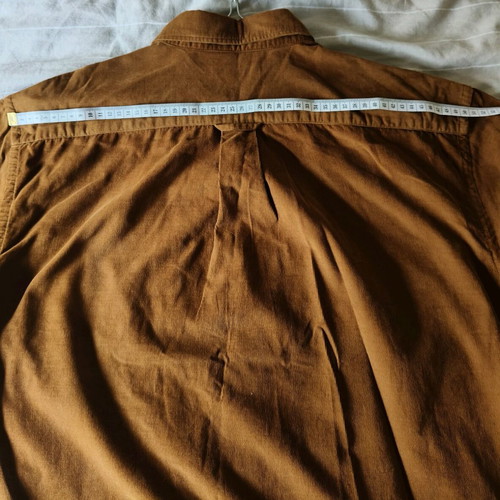 Bostonians men's shirt brown-tan like new, size 44