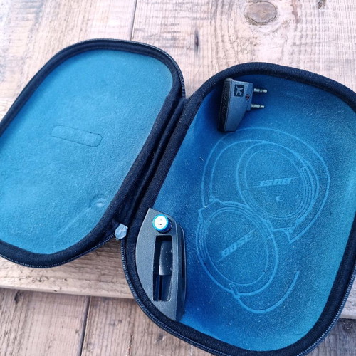 Bose headphone case used with adapter