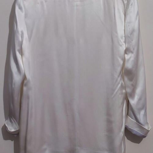 Zara satin white jacket new size M